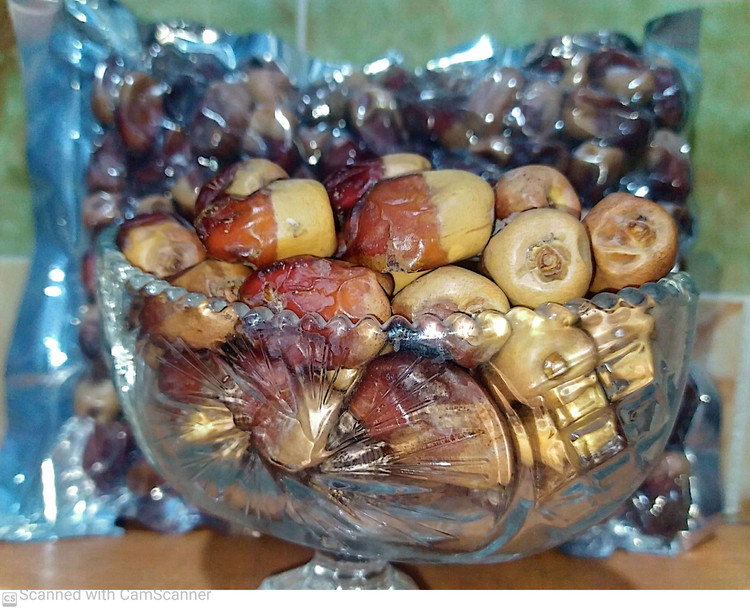 خرماخشک آجیلی پوپو بسته بندی وکیوم