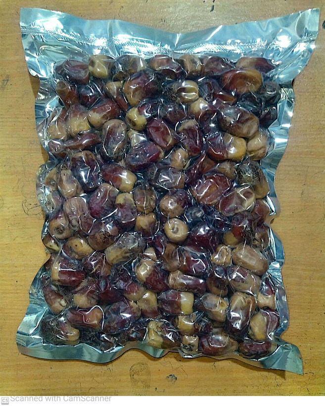 خرماخشک آجیلی پوپو بسته بندی وکیوم